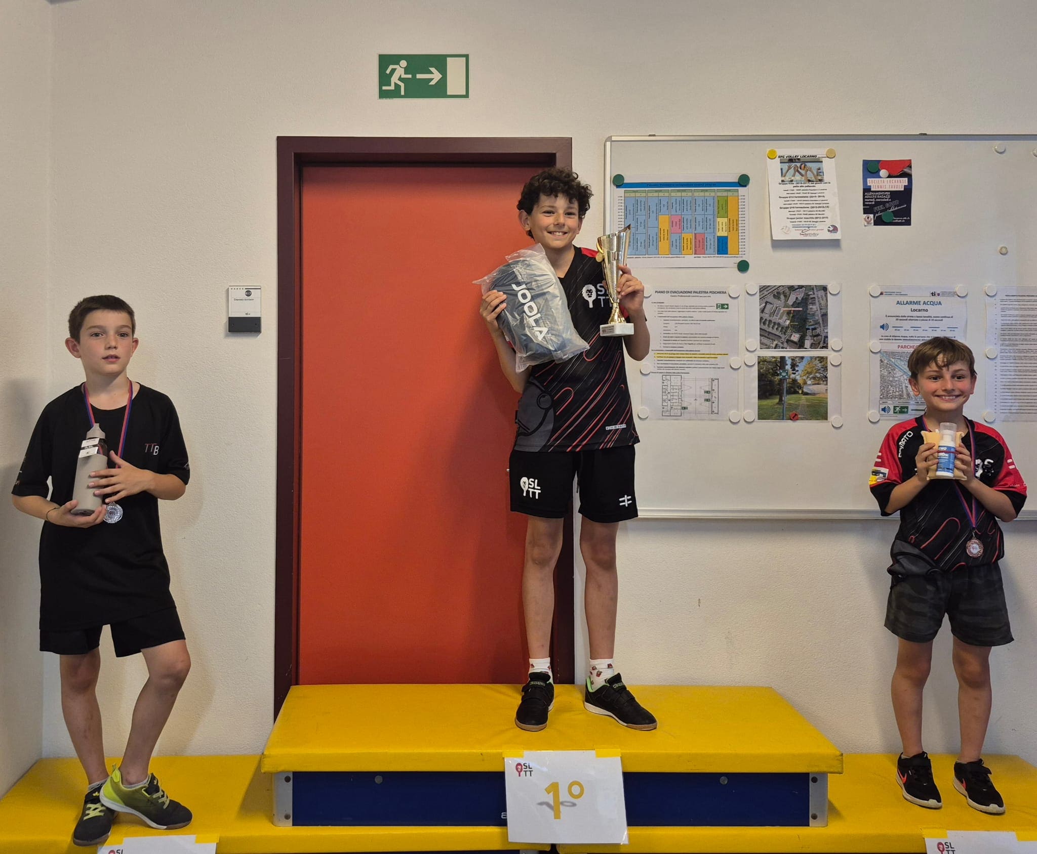 Torneo Locarno podio Enea