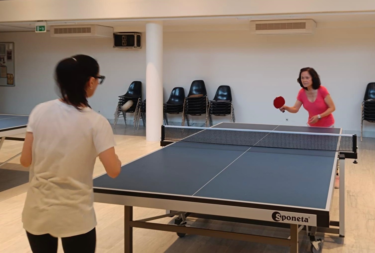 Allenamento di Eva e Milena